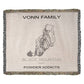 PERSONALIZED BLACK MOUNTAIN, NEW HAMPSHIRE WOVEN BLANKET