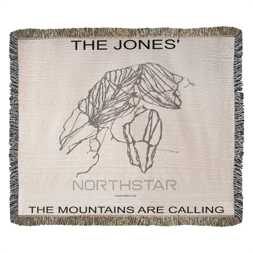 PERSONALIZED Northstar, California WOVEN BLANKET