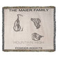 PERSONALIZED Mountain High, California WOVEN BLANKET