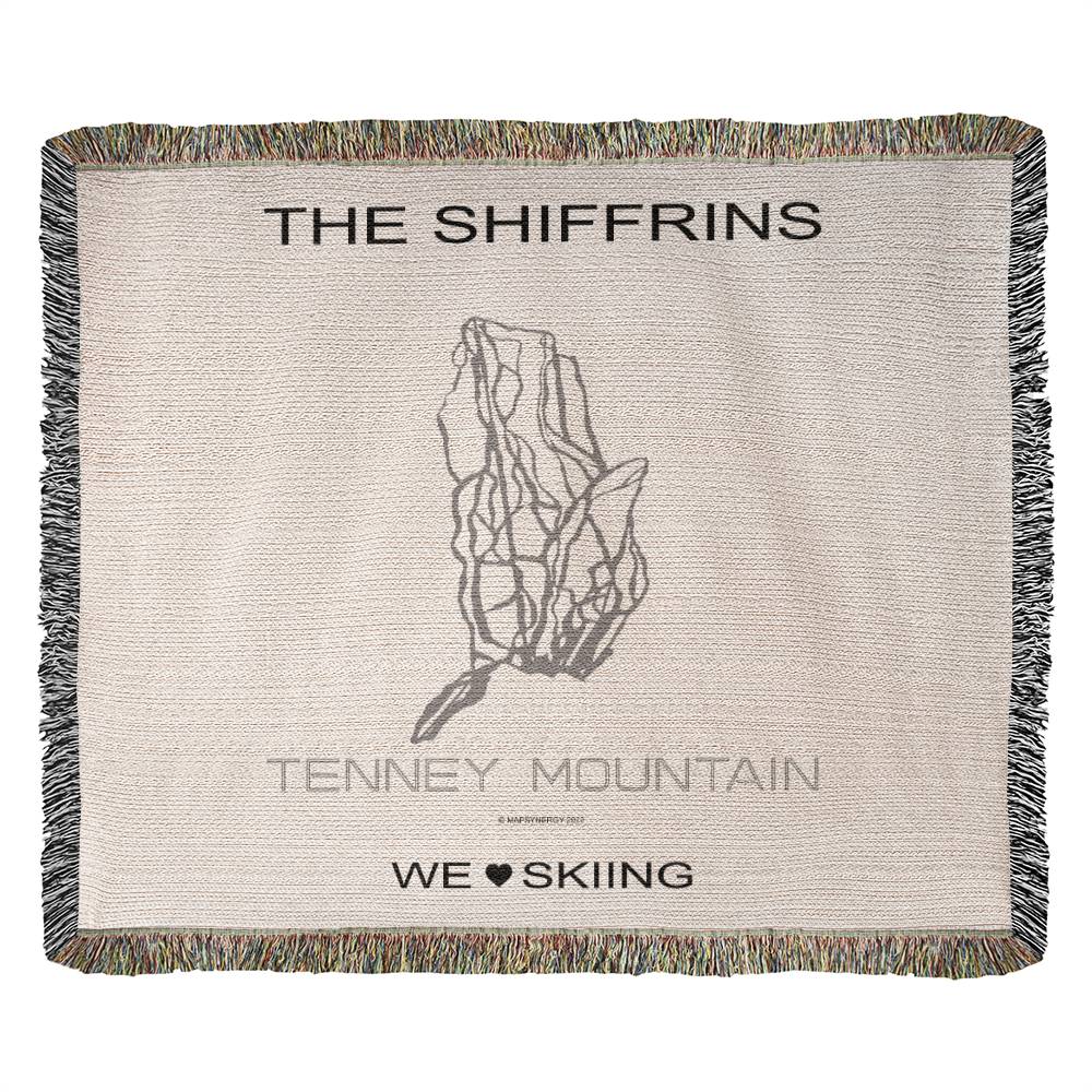 PERSONALIZED TENNEY MOUNTAIN, NEW HAMPSHIRE WOVEN BLANKET