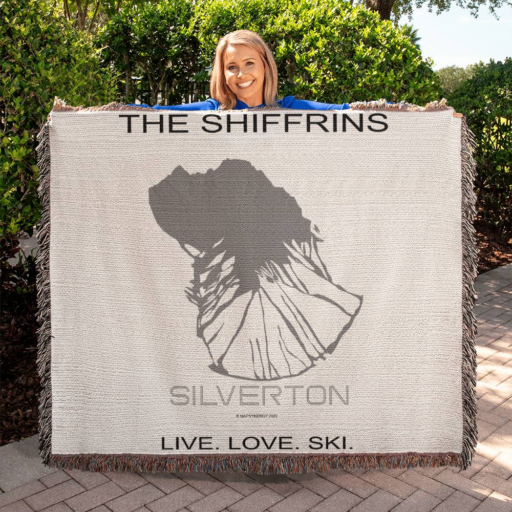 PERSONALIZED SILVERTON, COLORADO WOVEN BLANKET