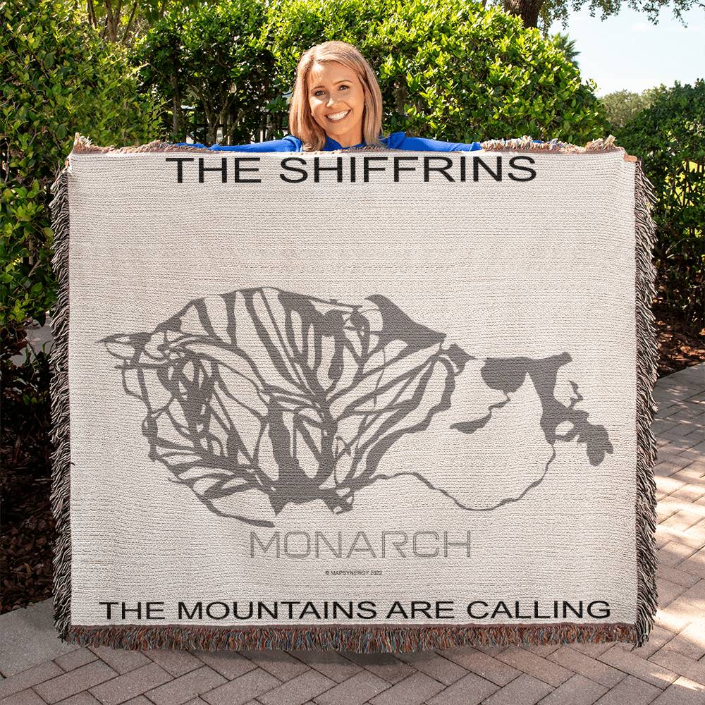PERSONALIZED MONARCH, COLORADO WOVEN BLANKET