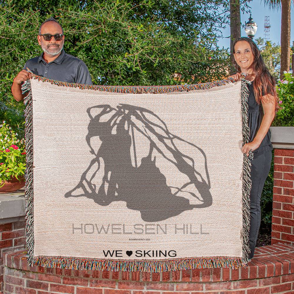 PERSONALIZED HOWELSEN HILL, COLORADO WOVEN BLANKET