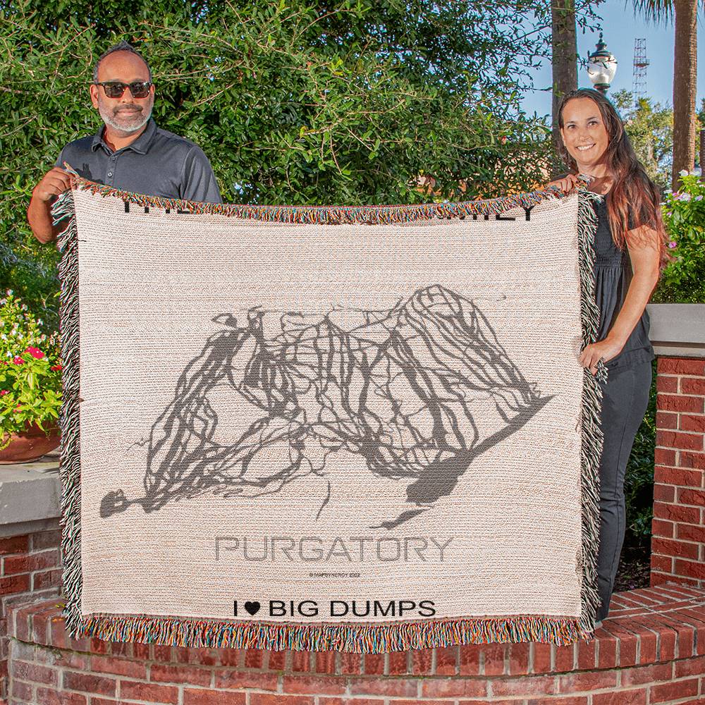 PERSONALIZED PURGATORY, COLORADO WOVEN BLANKET