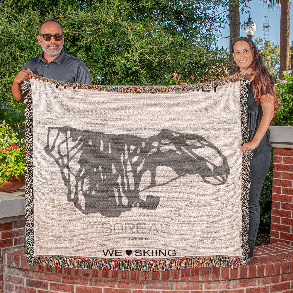 PERSONALIZED Boreal, California WOVEN BLANKET