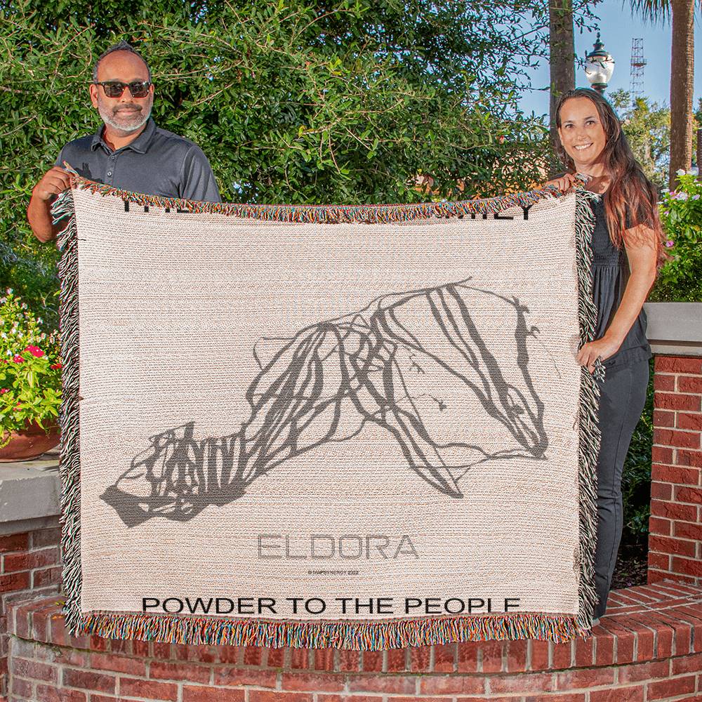 PERSONALIZED ELDORA, COLORADO WOVEN BLANKET