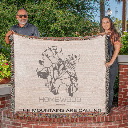 PERSONALIZED Homewood, California WOVEN BLANKET
