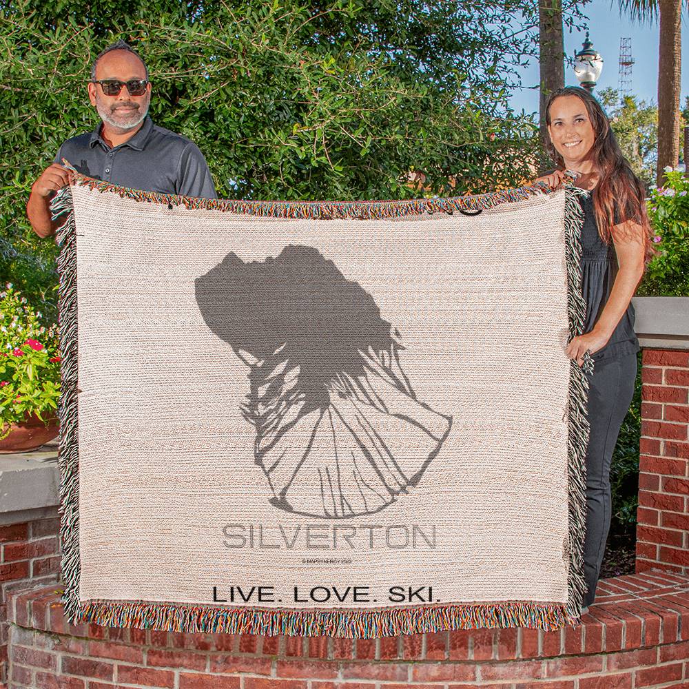 PERSONALIZED SILVERTON, COLORADO WOVEN BLANKET - Powderaddicts