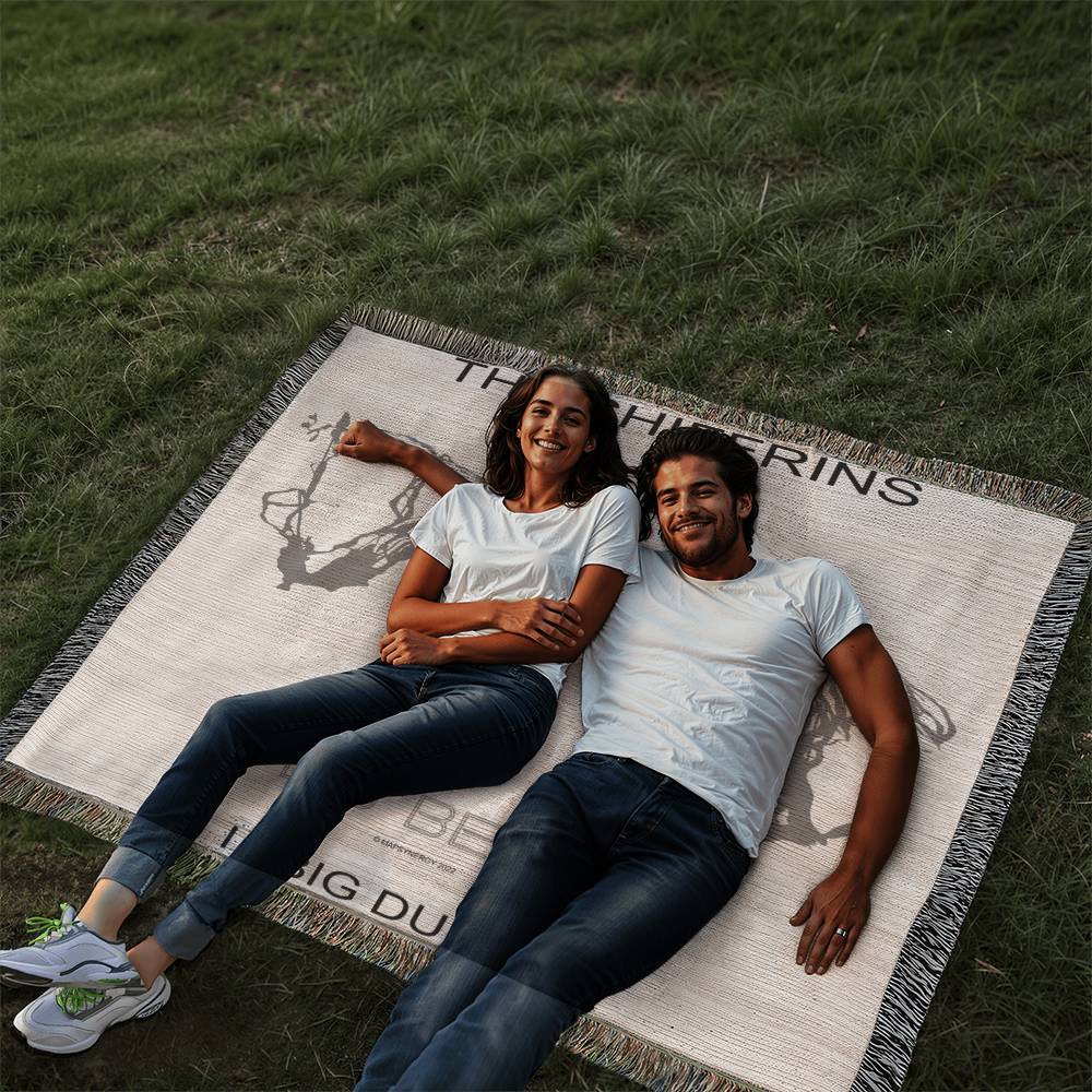 PERSONALIZED Big Bear, California WOVEN BLANKET