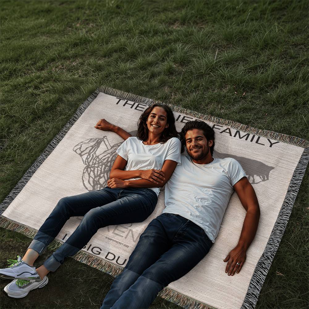 PERSONALIZED BRECKENRIDGE, COLORADO WOVEN BLANKET