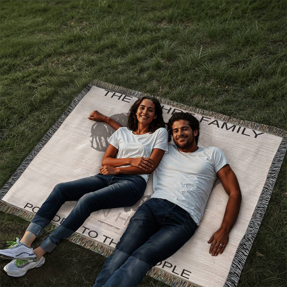 PERSONALIZED BRIAN HEAD, UTAH WOVEN BLANKET