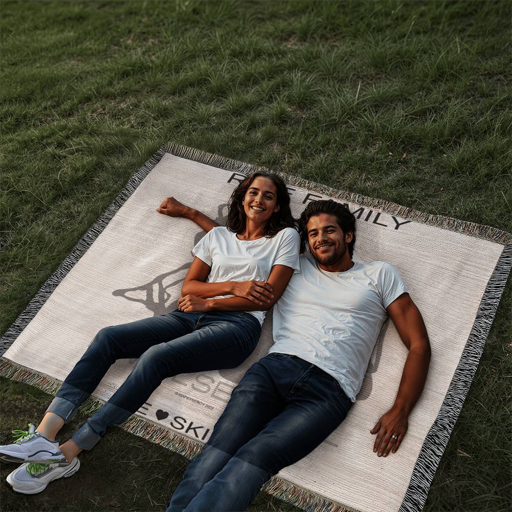 PERSONALIZED HOWELSEN HILL, COLORADO WOVEN BLANKET