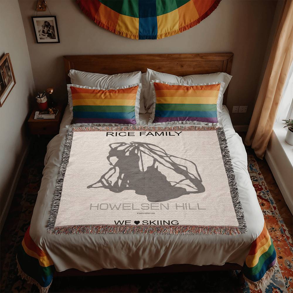 PERSONALIZED HOWELSEN HILL, COLORADO WOVEN BLANKET