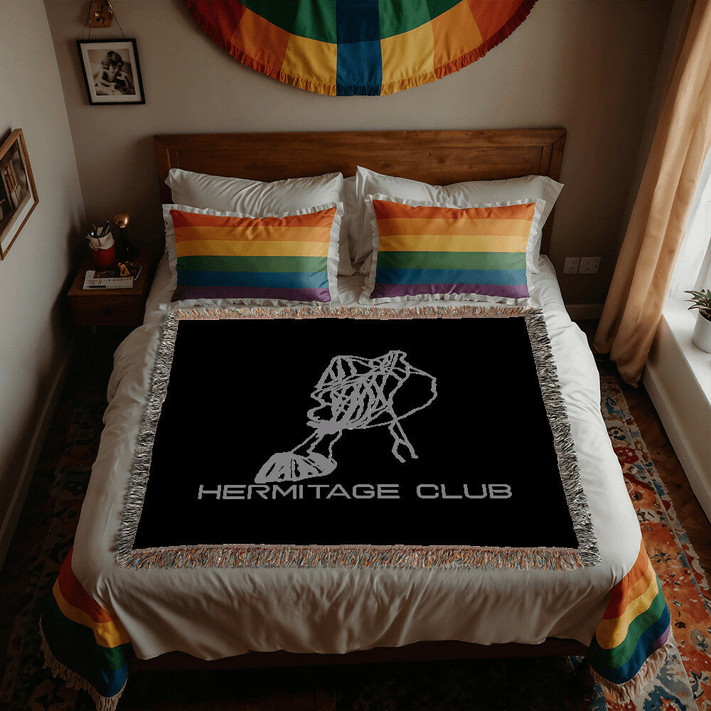 PERSONALIZED Hermitage Club, Vermont WOVEN BLANKET