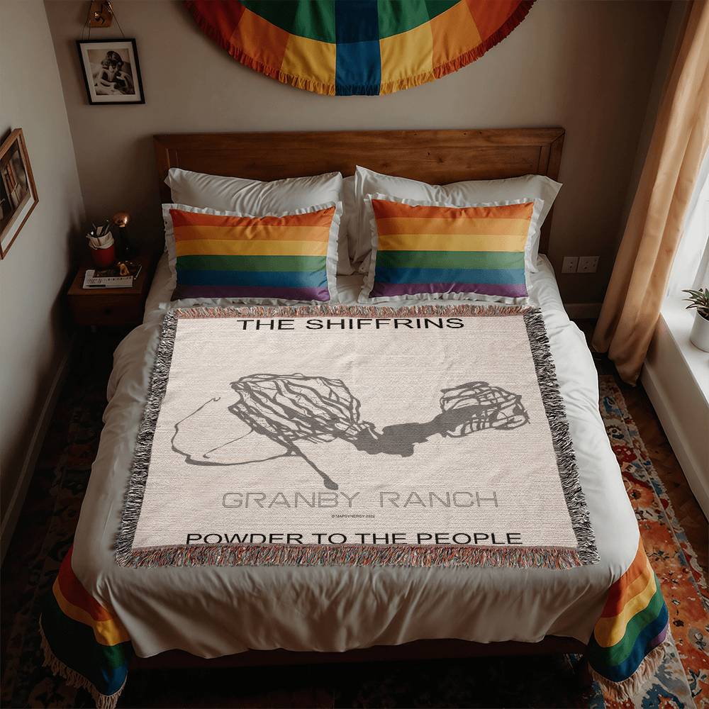 PERSONALIZED GRANBY RANCH, COLORADO WOVEN BLANKET