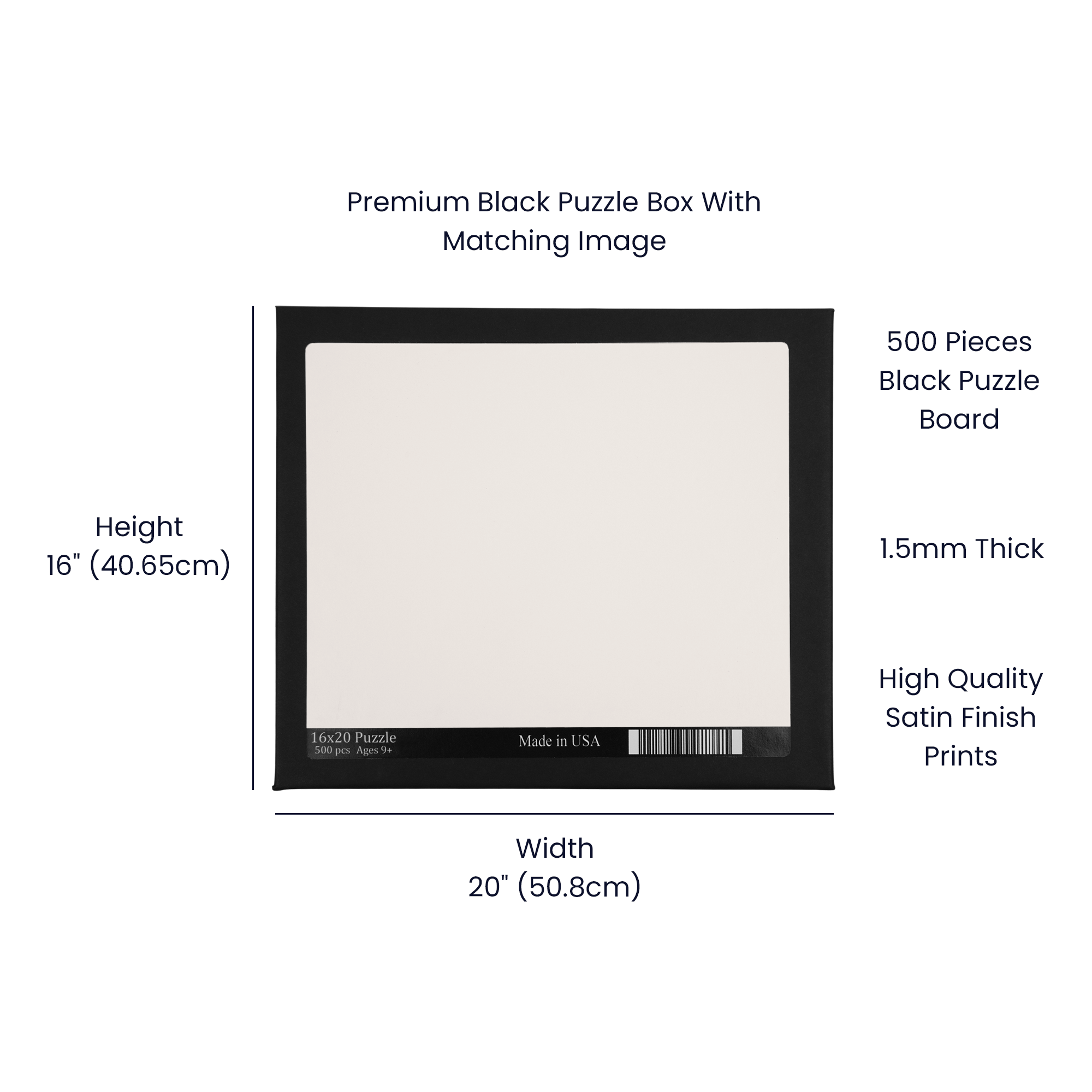 Brighton, Utah Ski Trail Map Large Puzzle - 500 Pc