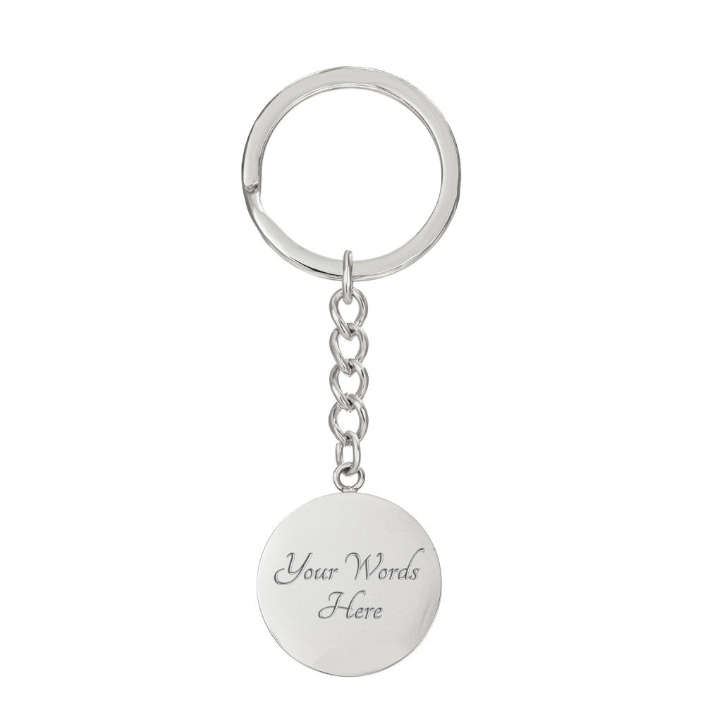 Chionophile Personalized Key Chain