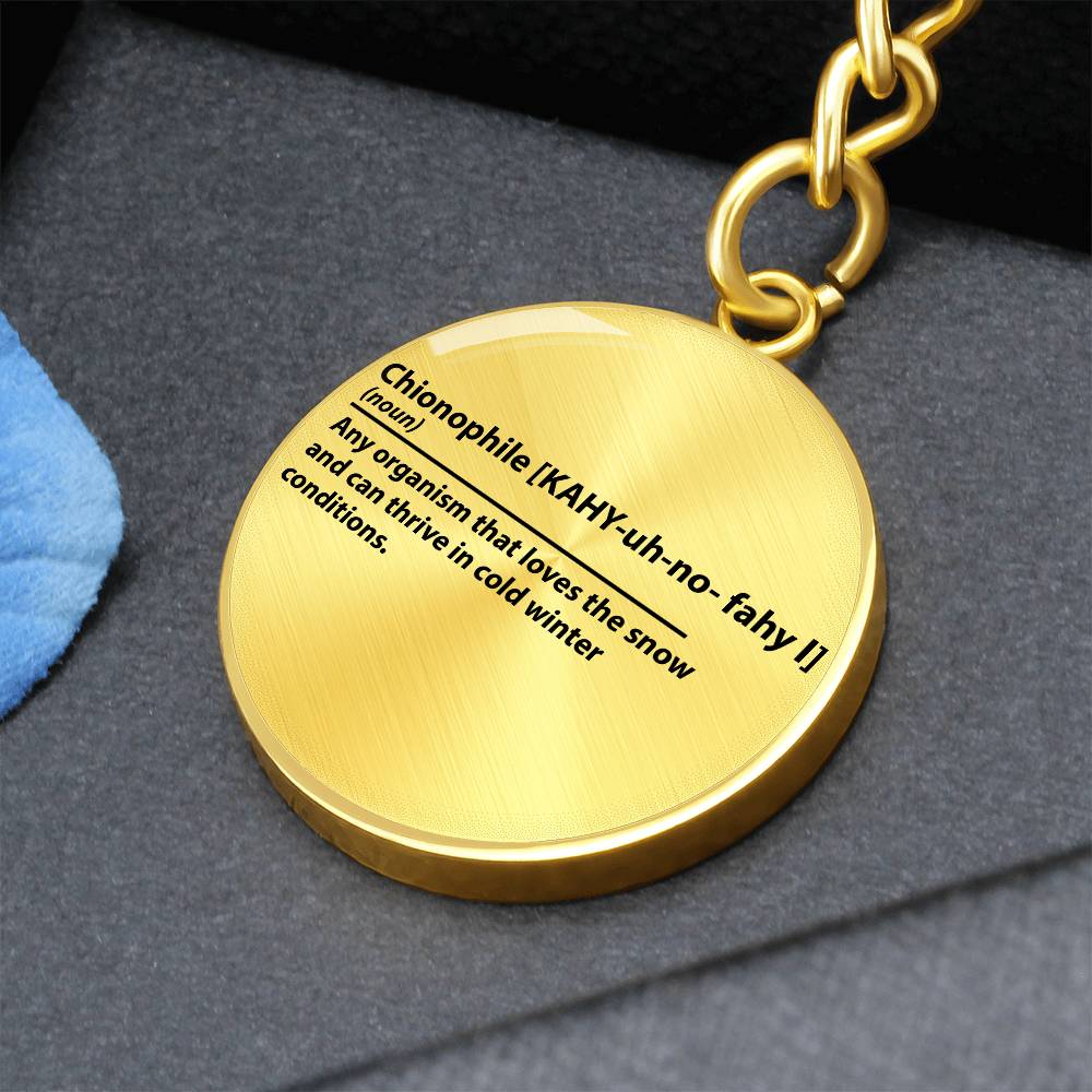 Chionophile Personalized Key Chain