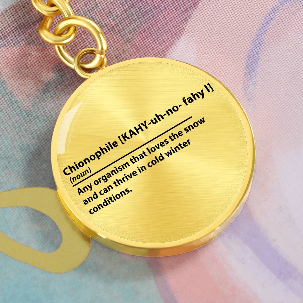 Chionophile Personalized Key Chain