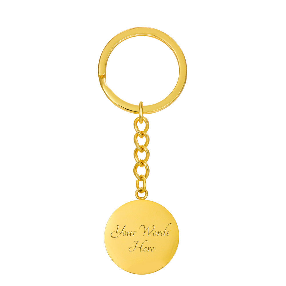 Chionophile Personalized Key Chain