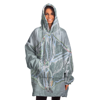 Teton Pass, Oregon Trail Map Snug Hoodie - Powderaddicts