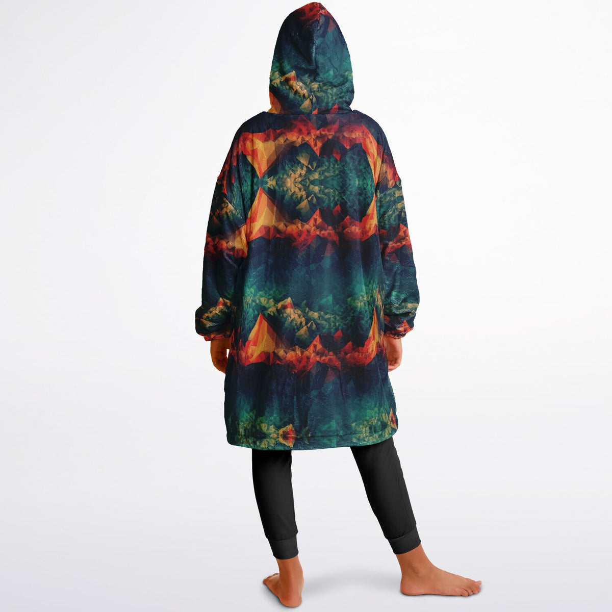 Powder Mountain, Utah Ski Resort Map Youth Reversible Snug Hoodie