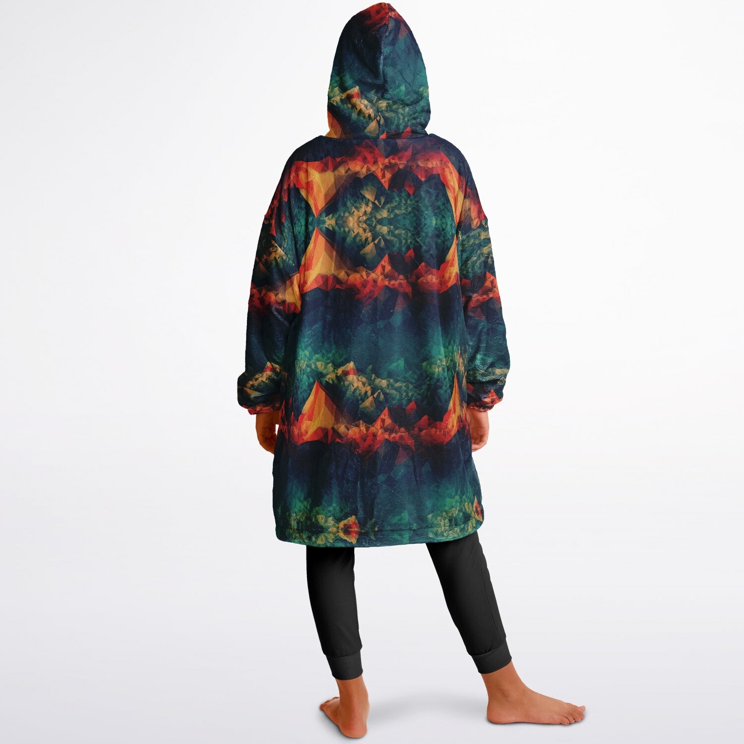 Powder Mountain, Utah Ski Resort Map Youth Reversible Snug Hoodie