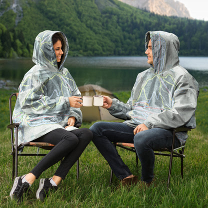 Bristol Mountain, New York Ski Trail Map - Snug Hoodie