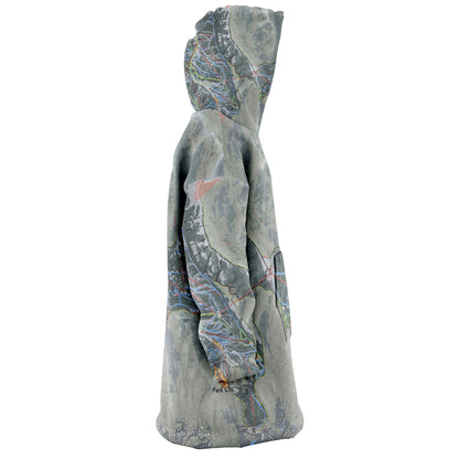 Park City, Utah Ski Trail Map - Snug Hoodie