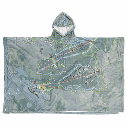 Flannel Blanket Poncho - AOP