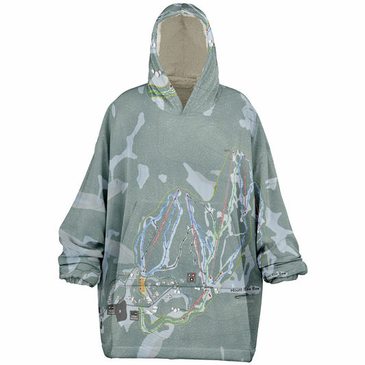 Mount Baw Baw, Australia Ski Trail Map - Snug Hoodie - Powderaddicts