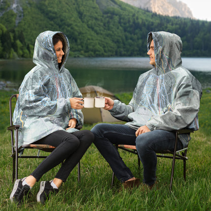 Burke Mountain, Vermont Ski Trail Map - Snug Hoodie
