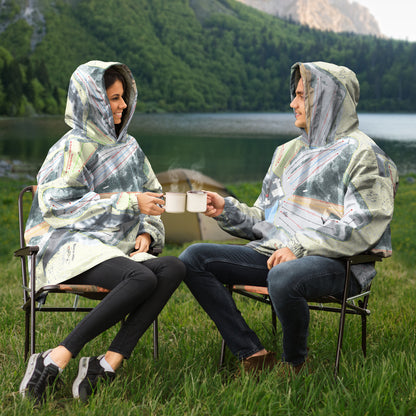 Boston Mills, Ohio Ski Trail Map - Snug Hoodie - Powderaddicts