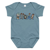 Backcountry Skiing Graphic Baby Jersey Bodysuit – Cute Ski Gear Adventure