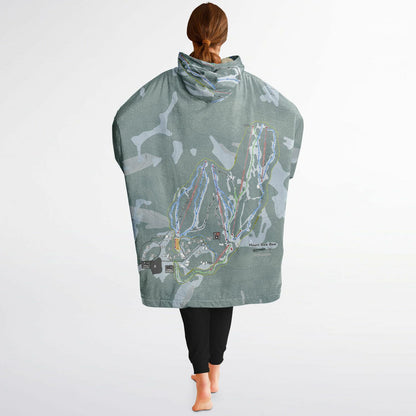 Mount Baw Baw, Australia Ski Trail Map - Snug Hoodie - Powderaddicts