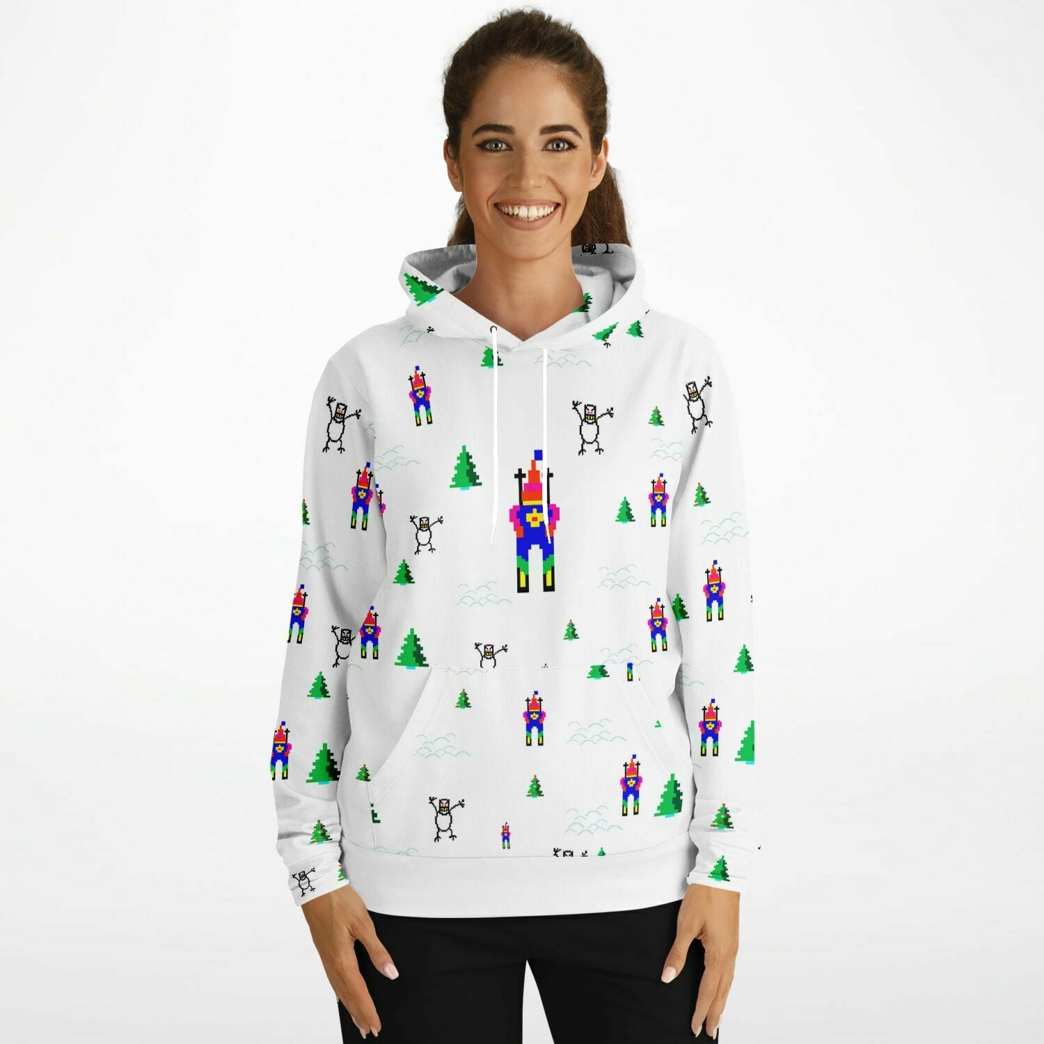 Ski Free Unisex Fashion Hoodie Set
