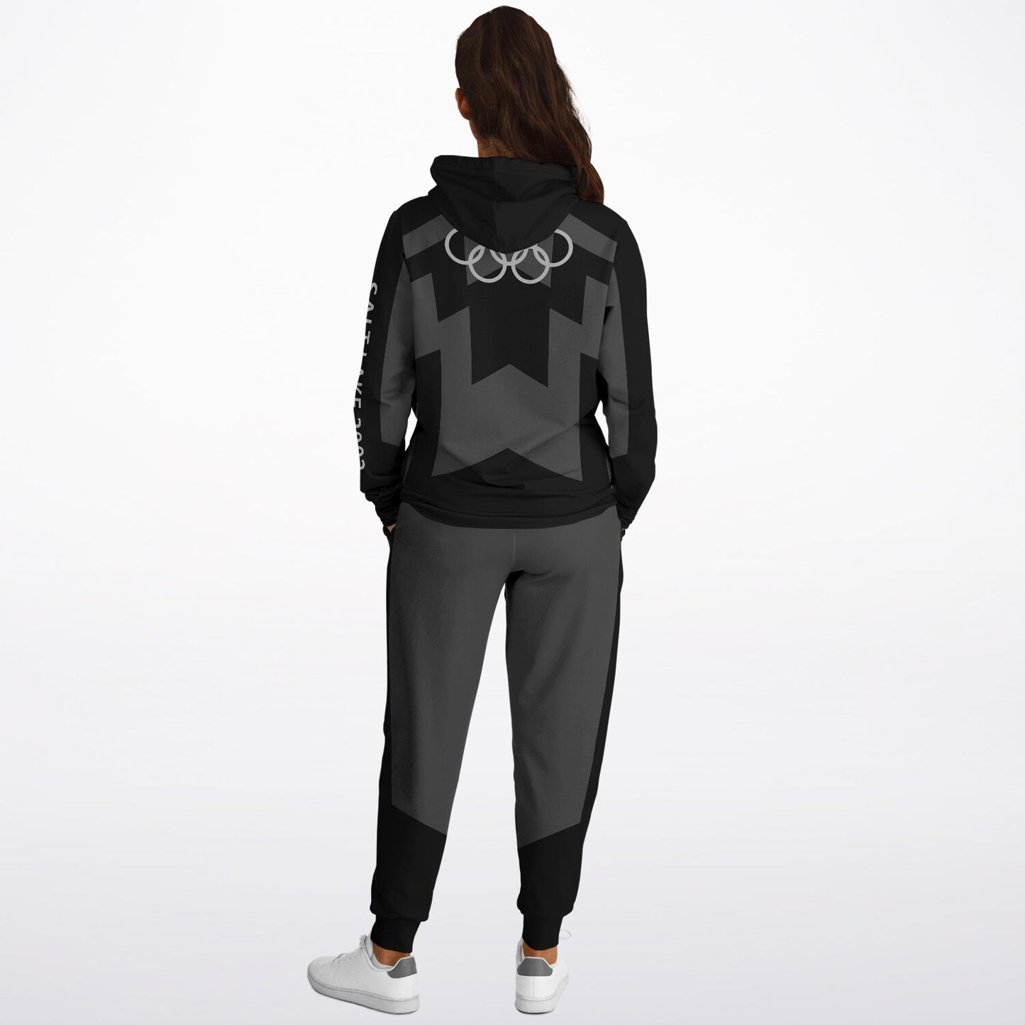 The Salt Lake 2002 Olympics Uniforms Hoodie & Jogger - Black - Powderaddicts