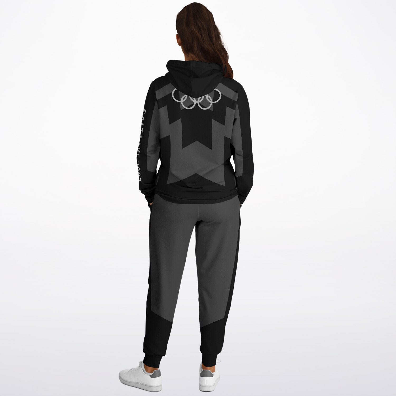 The Salt Lake 2002 Olympics Uniforms Hoodie & Jogger - Black - Powderaddicts