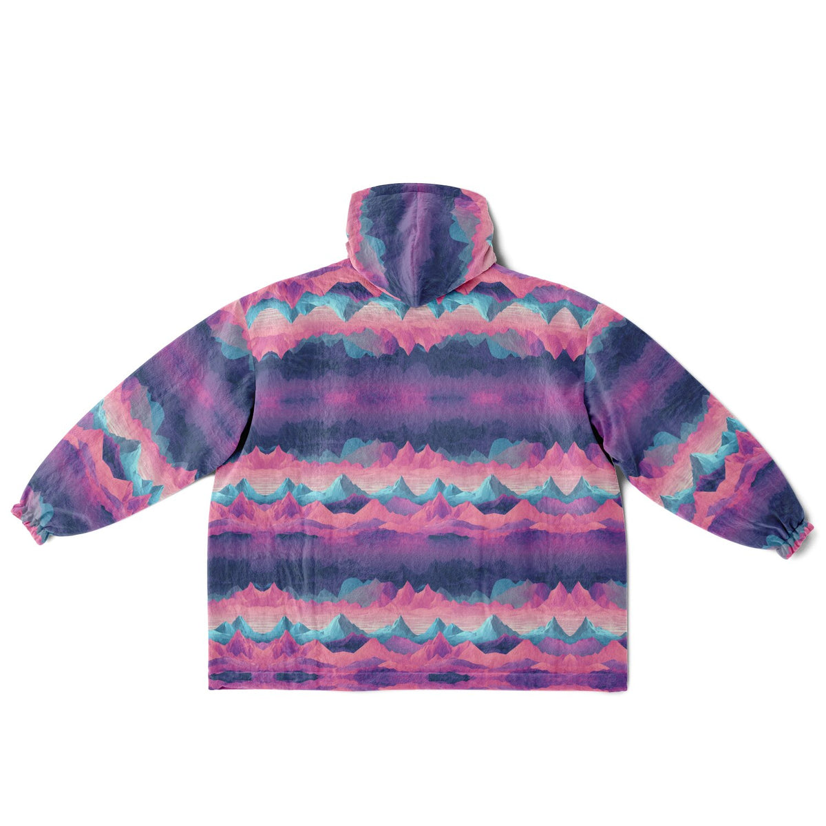 Powder Mountain, Utah Ski Resort Map Reversible Snug Hoodie