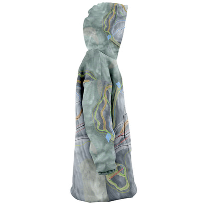 Ski Sundown, Connecticut Ski Trail Map - Snug Hoodie