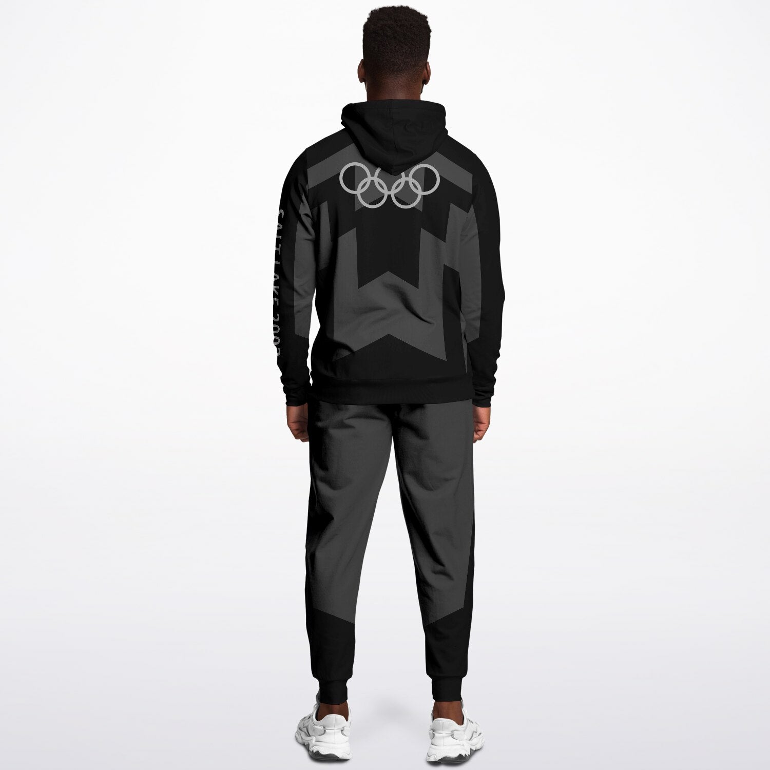 The Salt Lake 2002 Olympics Uniforms Hoodie & Jogger - Black - Powderaddicts
