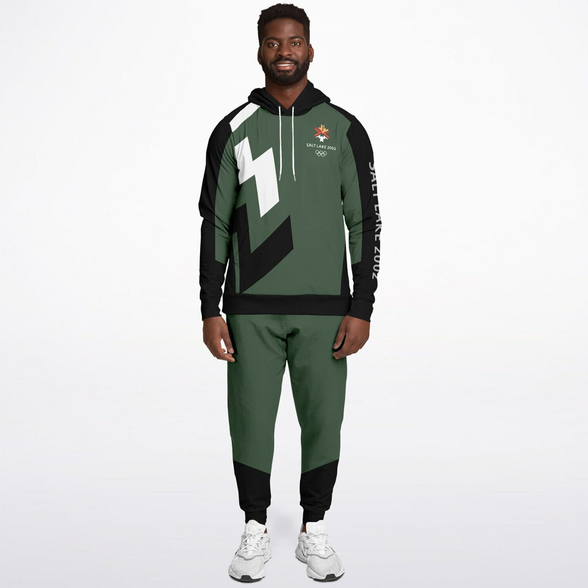 The Salt Lake 2002 Olympics Uniforms Hoodie &amp; Jogger - Green