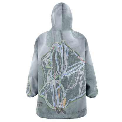 Teton Pass, Oregon Trail Map Snug Hoodie - Powderaddicts
