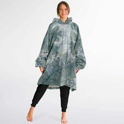 Mount Hotham, Australia Ski Trail Map - Snug Hoodie