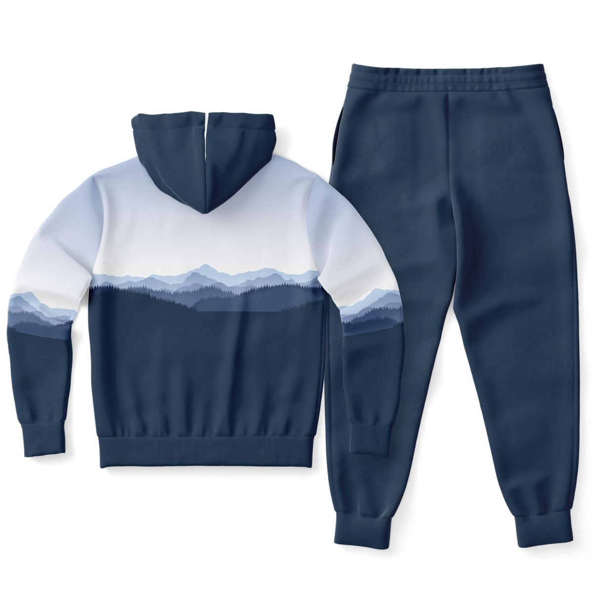 Morning Bluebird Unisex Ziphoodie And Jogger Set