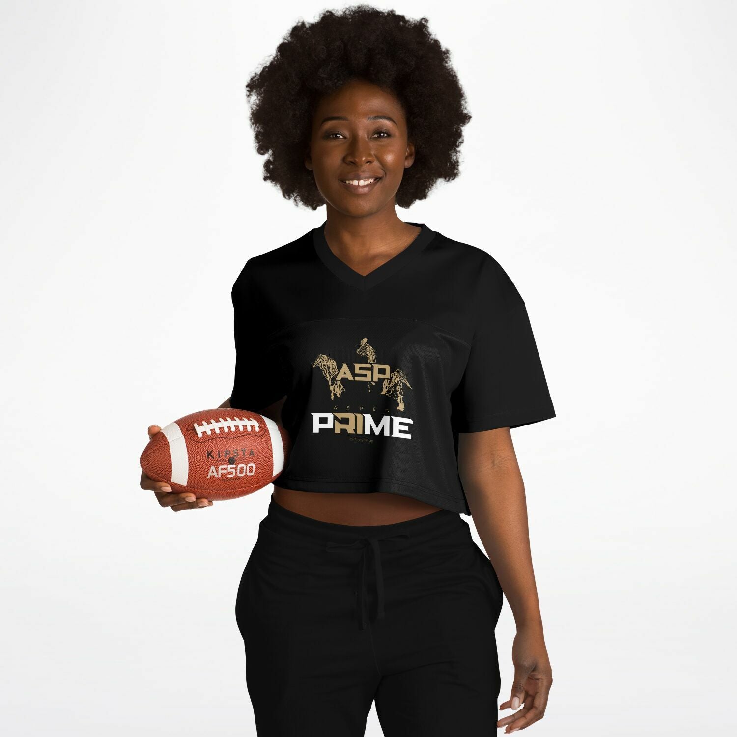 Prime Aspen, Colorado Cropped Football Jersey