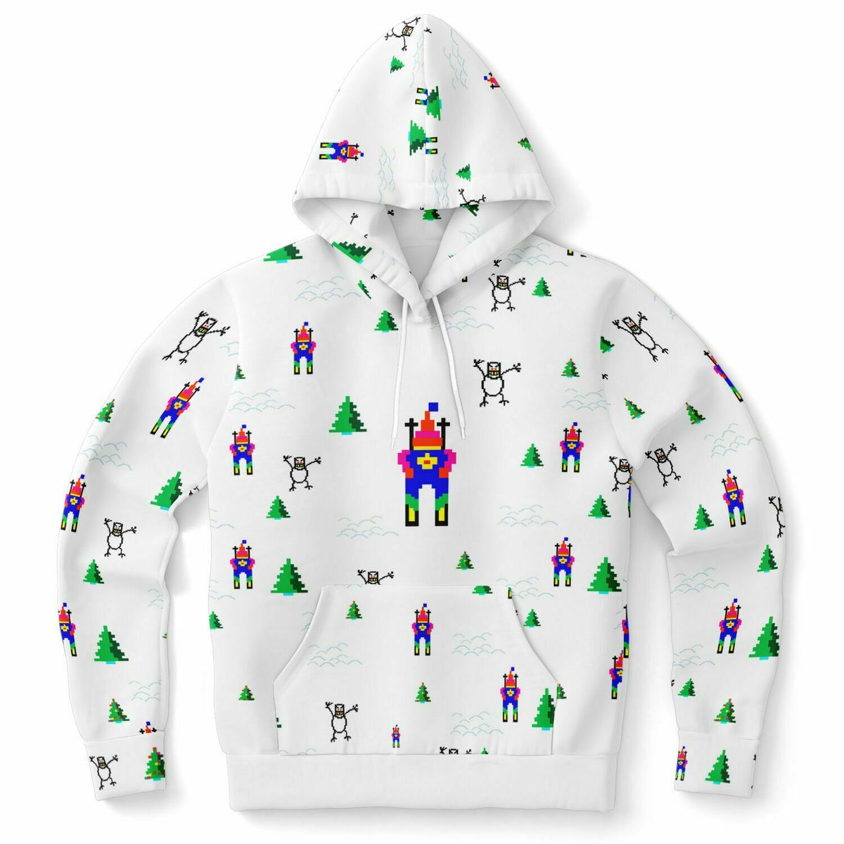Ski Free Unisex Fashion Hoodie Set
