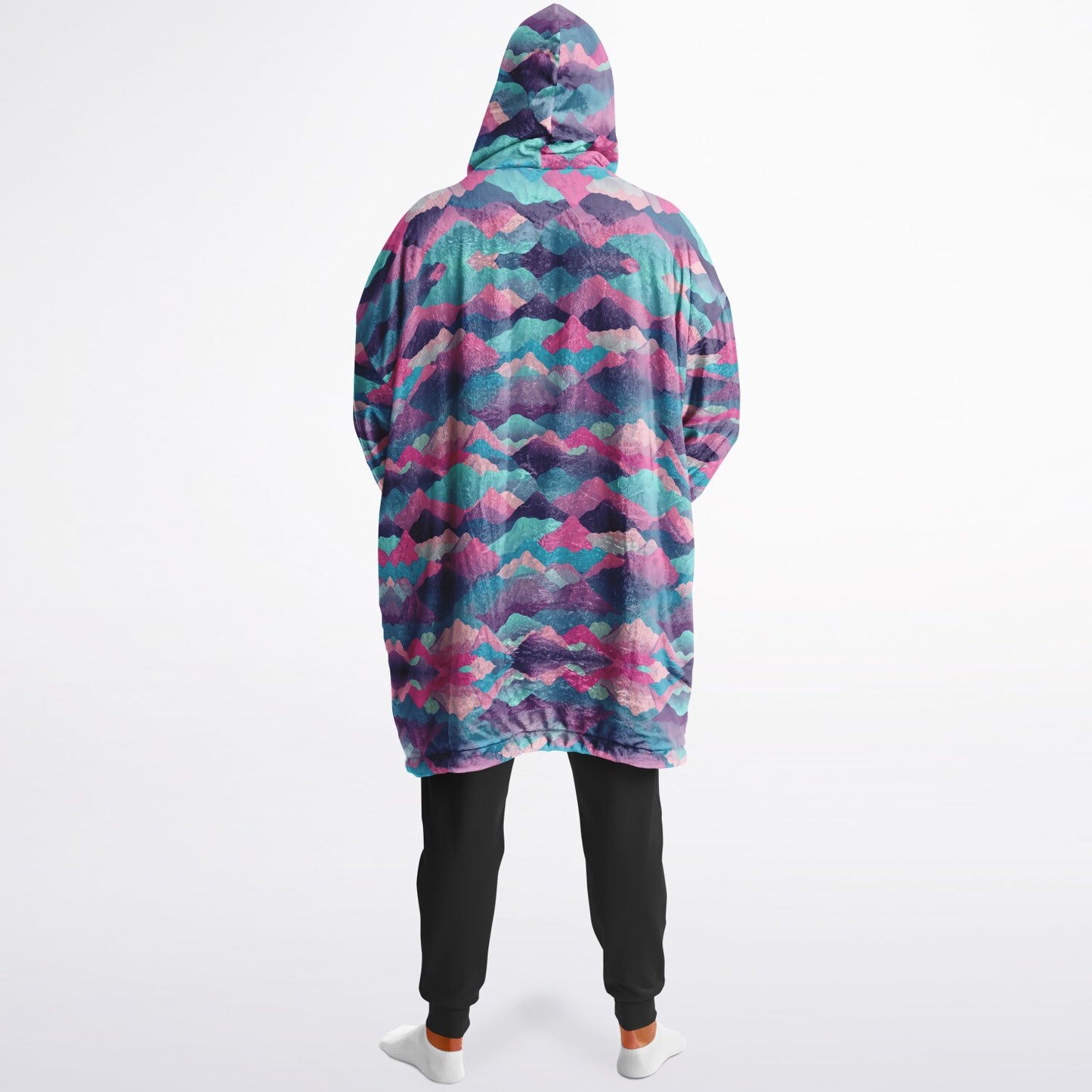 Powder Mountain, Utah Ski Resort Map Reversible Snug Hoodie