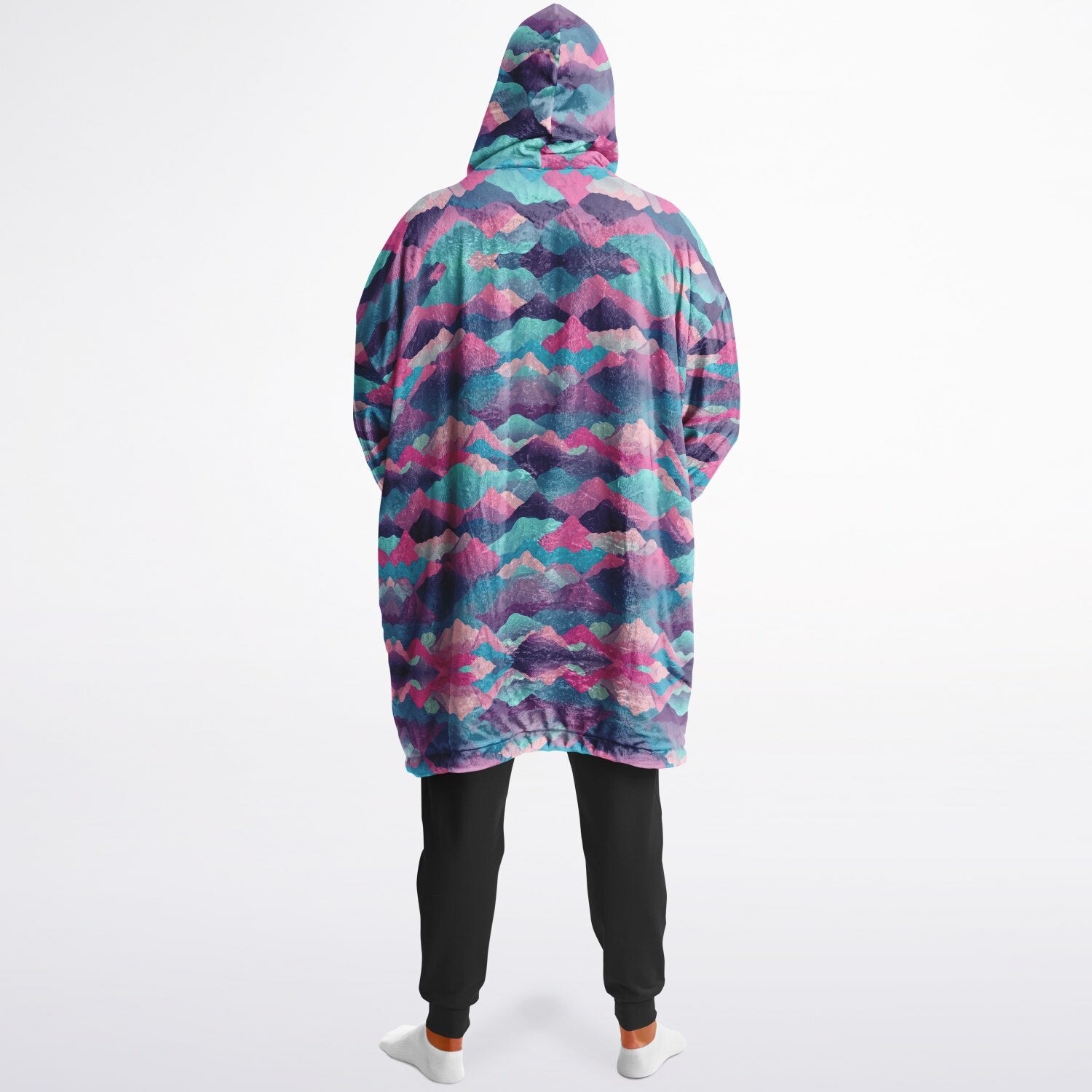 Powder Mountain, Utah Ski Resort Map Reversible Snug Hoodie