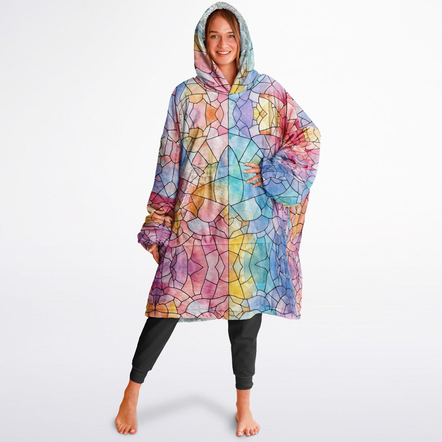 Ski Resort Map Reversible Snug Hoodie.